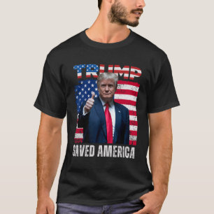 Donald Trump Rettete Amerika 47. Präsident Inaugur T-Shirt