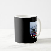 Donald Trump Rides Garbage Truck - Garbage Truck T Kaffeetasse (VorderseiteRechts)
