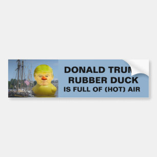Donald Trump Rubber Yellow Duck Autoaufkleber