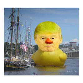 Donald Trump Rubber Yellow Duck Foto Erweiterung