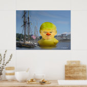 Donald Trump Rubber Yellow Duck Value Poster (Küche)