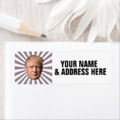 DONALD TRUMP RÜCKSENDEADRESSE LABLES (Insitu)