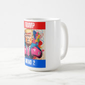 DONALD TRUMP - RUNDE 2 KAFFEETASSE (VorderseiteRechts)