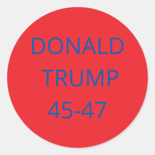 Donald Trump Runder Aufkleber