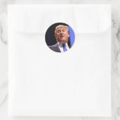 Donald Trump Runder Aufkleber (Tasche)