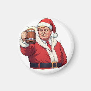 Donald Trump Santa Claus Frohe Weihnachten Magnet