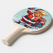 Donald Trump Santa Claus Tischtennis Schläger (Vorderseite)