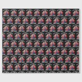 Donald Trump Santa Claus | Trump Santa Gift Geschenkpapier (Flach)