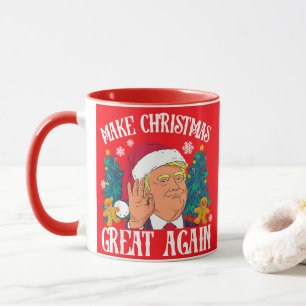Donald Trump Santa   Weihnachten wieder großartig  Tasse