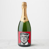 DONALD TRUMP SCHAUMWEINETIKETT (Vorderseite)