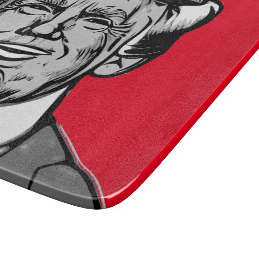 DONALD TRUMP SCHNEIDEBRETT (Ecke)