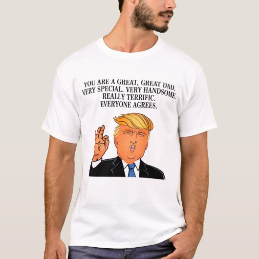 Donald Trump - schrecklicher T-Shirt (Vorderseite)
