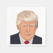 DONALD TRUMP SERVIETTE (Vorderseite)