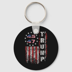 Donald Trump Shirt Trump Merchandise 45 47 Trump 2 Schlüsselanhänger