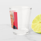 DONALD TRUMP SHOT GLASS GLASSEN SCHNAPSGLAS (Rechts)