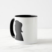 Donald Trump Silhouette populär kühn Tasse (Vorderseite Links)