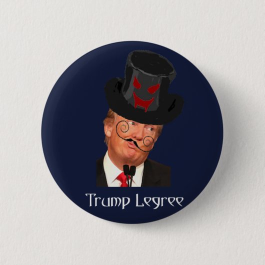 Donald Trump Simon Legree Button (Vorderseite)