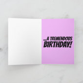 DONALD TRUMP SISTER-GEBURTSTAGSKARTEN FEIERTAGSKARTE (Innenseite)