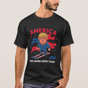 Donald Trump Skiing America - Skifahren zu einem g T-Shirt
