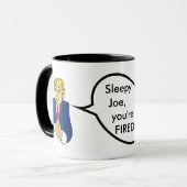 Donald Trump - Sleepy Joe, Sie sind gefangen Tasse (Vorderseite Links)