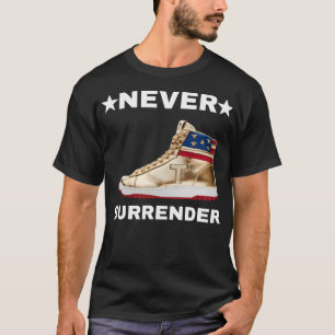 Donald Trump Sneaker macht Pro Trump nie übergeben T-Shirt