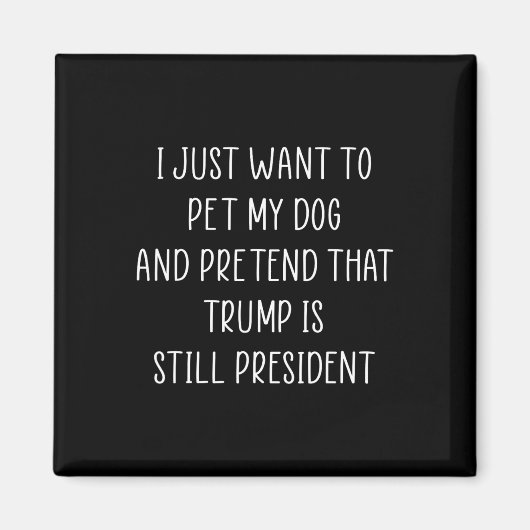 Donald Trump spendet meinen Hund als republikanisc Magnet (Vorne)