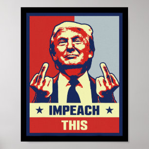 Donald Trump spendet republikanischen konservative Poster