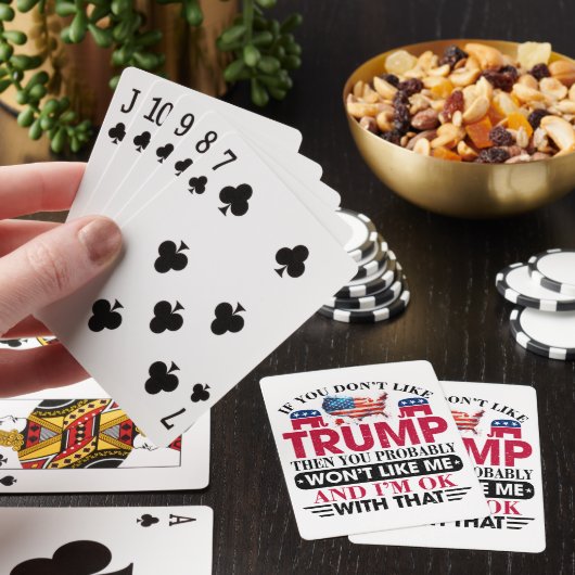 Donald Trump Spielkarten (In Situ)