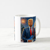 Donald Trump spielt Gitarre-US-Hauptstadt Kaffeetasse (VorderseiteRechts)