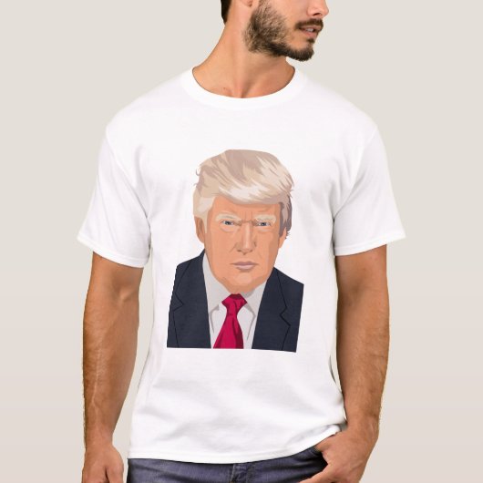 Donald Trump stellen gegenüber T-Shirt (Vorderseite)