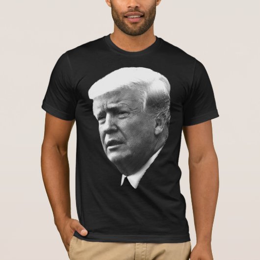 Donald Trump stellen Porträt gegenüber T-Shirt (Vorderseite)