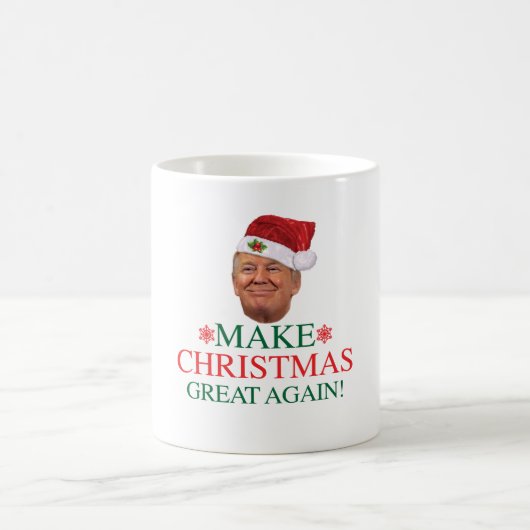 Donald Trump - stellen Sie Weihnachten große Kaffeetasse (Mittel)
