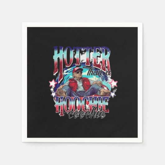 Donald Trump Summer Vibe Serviette (Vorderseite)