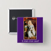 Donald Trump Sun KIng Button (Vorne & Hinten)