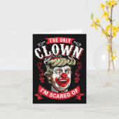 Donald Trump T Shirt Funny Clown Resist Männer Fra Karte (Gelbe Blume)