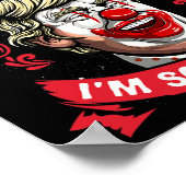 Donald Trump T Shirt Funny Clown Resist Männer Fra Poster (Ecke)