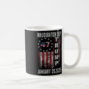 Donald Trump Tag der Amtseinführung 2025 47 Trump Kaffeetasse