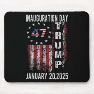 Donald Trump Tag der Amtseinführung 2025 47 Trump Mousepad