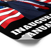 Donald Trump Tag der Amtseinführung 2025 Victo Poster (Ecke)