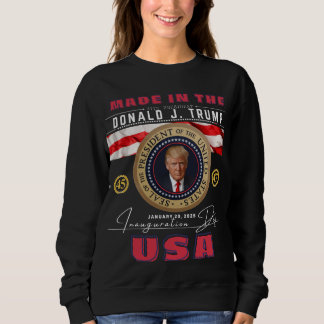 Donald Trump Tag der Amtseinführung 20. Januar 202 Sweatshirt