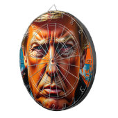 Donald Trump Target Artwork - Bold Political Art P Dartscheibe (Vorderseite rechts)