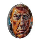 Donald Trump Target Artwork - Bold Political Art P Dartscheibe (Vorderseite Links)