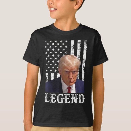 Donald Trump Tasse schoss Präsident Legend America T-Shirt (Vorderseite)