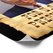 Donald Trump Tasse Shot Gewollt für US Präsident 2 Poster (Ecke)