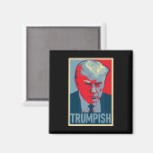 Donald Trump Tasse Shot Magnet (Vorderseite/Rückseite)