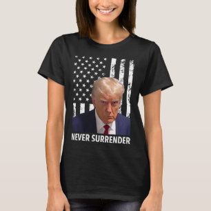 Donald Trump Tasse Shot - Übergeben Sie sich niema T-Shirt