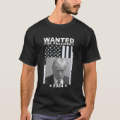 Donald Trump Tasse Shot Wollte für US-Präsident 20 T-Shirt (Vorderseite)