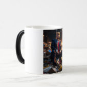 Donald Trump-Tasse Verwandlungstasse (Vorderseite Links)