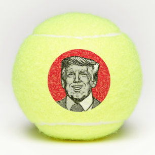 DONALD TRUMP TENNISBÄLLE