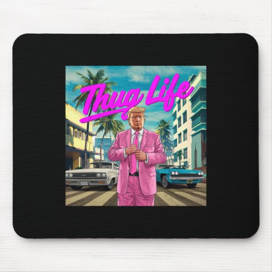 Donald Trump Thug Life Mousepad (Vorne)